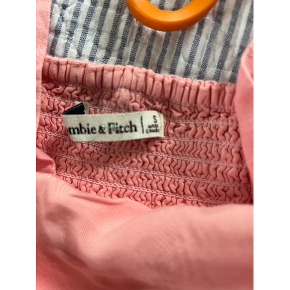 Abercrombie and fitch Crop Top Sleeveless Bustier Style Fitted Bodice Casual - Picture 4 of 5